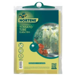 Housse de croissance pour les tomates coloris jaune Nortene Tomatotube - 1 x 10 m Ø 0,60