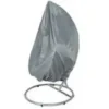 Housse en polyester gris pour fauteuil d’extérieur