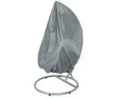 Housse en polyester gris pour fauteuil d’extérieur