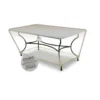Housse table rectangulaire 6-8 pers. de coloris anthracite en polyester