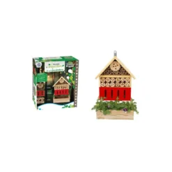 Hôtel à insectes avec jardinières à suspendre 33x25,5x10 cm à partir de 4 ans