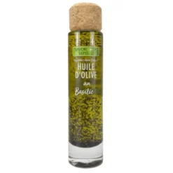 Huile d’olive bio au basilic Savor et Sens - 20 cl