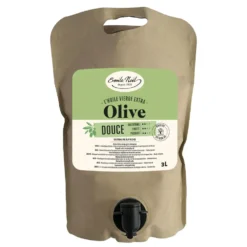 Huile d’olive vierge extra douce bio en poche souple Émile Noël - 3 L