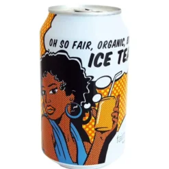 Ice tea gazeux Oxfam fair trade 33 cl