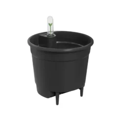 Insert auto-arrosant pour CP18 coloris noir en plastique injecté Elho - Ø 17 x 16 cm