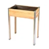 Jardinière en bois sur pieds Mon petit potager gamme Design petit modèle - 60 x 35 x 80 cm