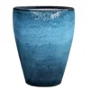 Jarre en grès émaillé bleu Océan Decolines Littoral - Ø 50 x H 63 cm