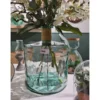 Jarron corde coloris transparent en verre recyclé - Ø 21 cm
