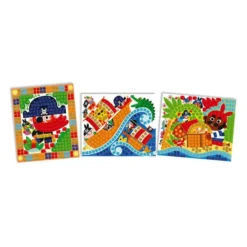 Jeu créatif Mosaïque en mousse thème Pirates – Dès 5 ans