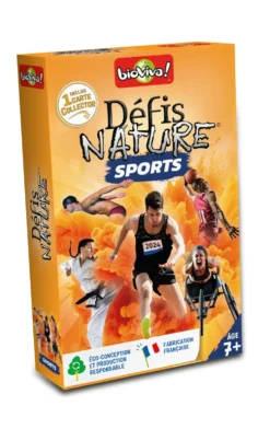Jeu de cartes Bioviva Défis Nature Sports