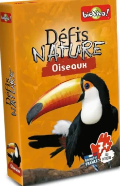 Jeu de cartes Défis Nature Oiseaux aux Éditions Bioviva