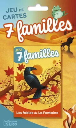 Jeu de cartes "7 familles - Les fables de La Fontaine" aux Éditions Lito