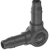 Jonction en L 3/16 Easy & Flexible coloris noir boîte de 20 Gardena - 4,6 mm