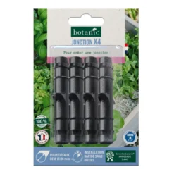 4 jonctions cannelées Ø 13/16 mm botanic® - Arrosage goutte à goutte