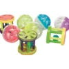 Jouet balle ou rouleau en plastique avec clochette Trixie - Ø 4,5 cm