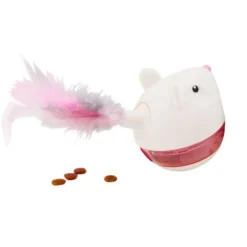 Jouet distributeur de friandises pour chat coloris multicolore Nina Ottosson Hunt'N Swat Treat Tumblers - 7,5 x 7,2 x 7,2 cm