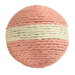 Jouet à griffer pour chat coloris rose Bobby Boule - ? 10 cm
