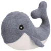Jouet peluche en polyester recyclé Trixie Be Nordic baleine Brunold - 25 cm