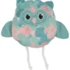 Jouet pour chat coloris bleu feuille Zolux hibou Ethi'cat - 9,5 x 9 x 11 cm