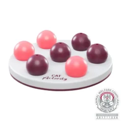 Jouet pour chat coloris multicolore plateau d'intelligence Trixie Cat Activity Solitaire - Ø 20 cm