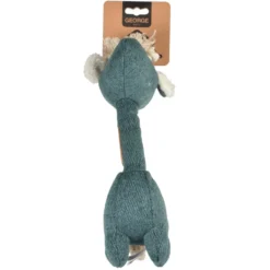 Jouet pour chien coloris bleu en chenille peluche girafe D&D Home George - Taille S 7 x 15 x 26 cm
