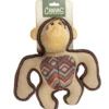 Jouet pour chien coloris marron peluche gorille Duvoplus Canvas - 29 x 24 x 9 cm
