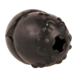 Jouet pour chien coloris noir en caoutchouc distributeur de friandises EBI Grrrip it - Taille S 8,5 x 7 x 6 cm