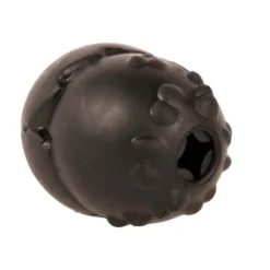 Jouet pour chien coloris noir en caoutchouc distributeur de friandises EBI Grrrip it - Taille XS 7 x 5,6 x 5 cm