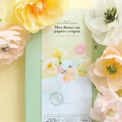 Kit créatif fleurs en papier La Petite Épicerie - 21 x 3 x 15 cm