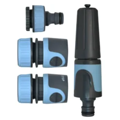 Kit de connexion Ø 15 mm botanic® pour tuyaux Ø 12,5 / 15 mm avec lance d'arrosage