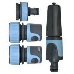 Kit de connexion Ø 19 mm botanic® pour tuyaux Ø 19 mm avec lance d'arrosage