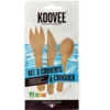Kit de 3 couverts à croquer bio Koovee - les 3 pièces