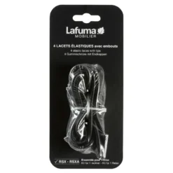 Kit de lacets avec embouts pour fauteuil relax noir