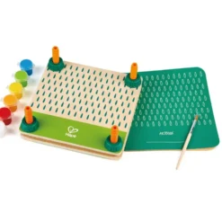 Kit de presse à fleurs en carton et papier Hape à partir de 5 ans - 18,5 x 18,5 x 7,6 cm