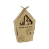 Kit hôtel à insectes en bois en forme de feuille botanic® (à assembler et remplir)