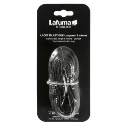 Lacet pour Relax ou lit coloris noir en élastique Lafuma - 8 m