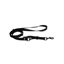Laisse chien dressage 3pt 20 mm / 200 cm noire