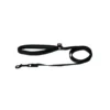 Laisse chien nylon 16 mm / 120 cm noire