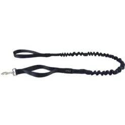 Laisse Élastique Ludus Cross Extension totale 2 m Noir