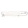 Laisse ronde 3 positions coloris beige - 1,3x190 cm