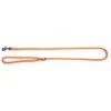 Laisse ronde pour chien coloris orange 1,3 cm x 1 m