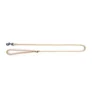 Laisse ronde pour chien coloris beige 1,3 cm x 1 m