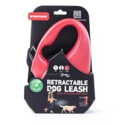 Laisse rétractable rouge Instinct Sangle - taille L