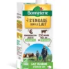 Lait stérilisé écrémé en brique de 1 L