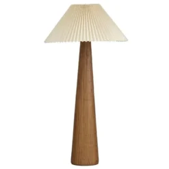 Lampadaire en polyrésine marron Frey - Ø 54 x H 102 cm