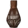 Lanterne en bambou marron - Ø 30 x H 55 cm