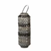 Lanterne en métal beige et gris Lorin - Ø 25 x H 62 cm