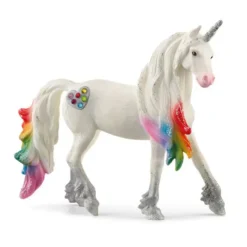 Licorne arc-en-ciel mâle multicolore Schleich Bayala - 15 cm