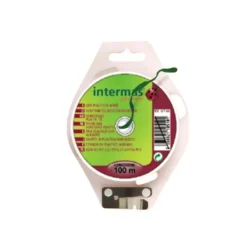 Lien plastique armé coloris vert 100 m