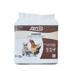 Litière de chanvre en sac de 8 kg